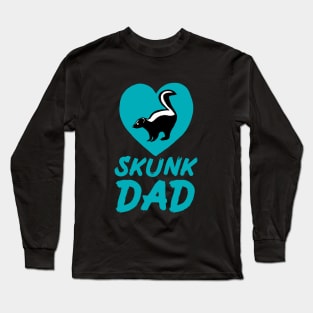 Skunk Dad for Skunk Lovers, Blue Long Sleeve T-Shirt